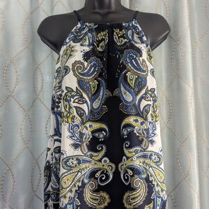 116. Soho New York Paisley Halter Top - Medium